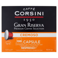 Caffè Corsini Gran Riserva Cremoso 100 Capsule compatibili con macchine Nespresso* 520 g