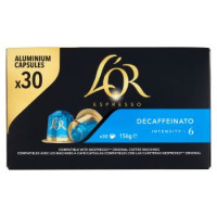 L'OR Decaffeinato 6- 30 Capsule Caffè Compatibili con Macchine Nespresso*® Original 156g