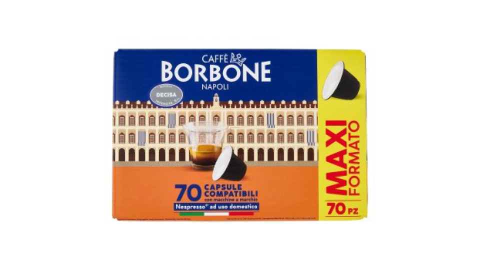 Caffè Borbone Miscela Decisa Capsule Compatibili Nespresso* 70 x 5 g