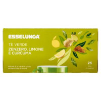 Esselunga Tè verde zenzero, limone e curcuma 25 x 2 g