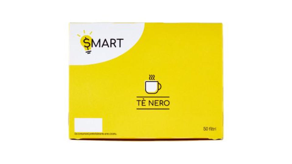 Smart Tè nero 50 x 1,5 g