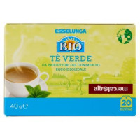Esselunga Bio Tè verde altromercato 20 x 2 g