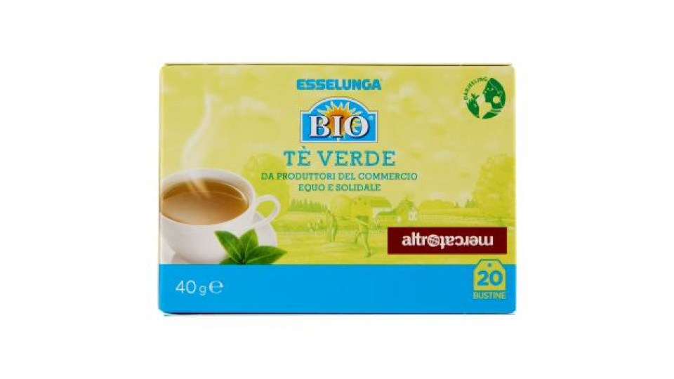 Esselunga Bio Tè verde altromercato 20 x 2 g