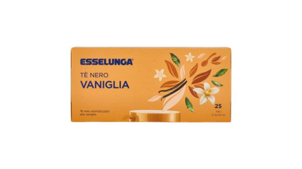 Esselunga Tè nero vaniglia 25 x 2 g