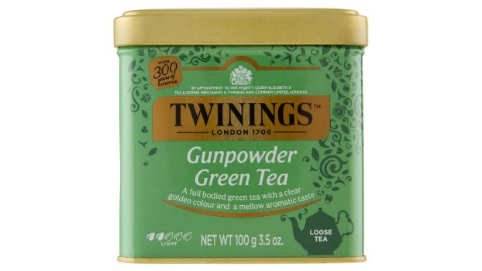 Twinings Gunpowder Tè Verde non aromatizzato Sfuso in latta The 100 g