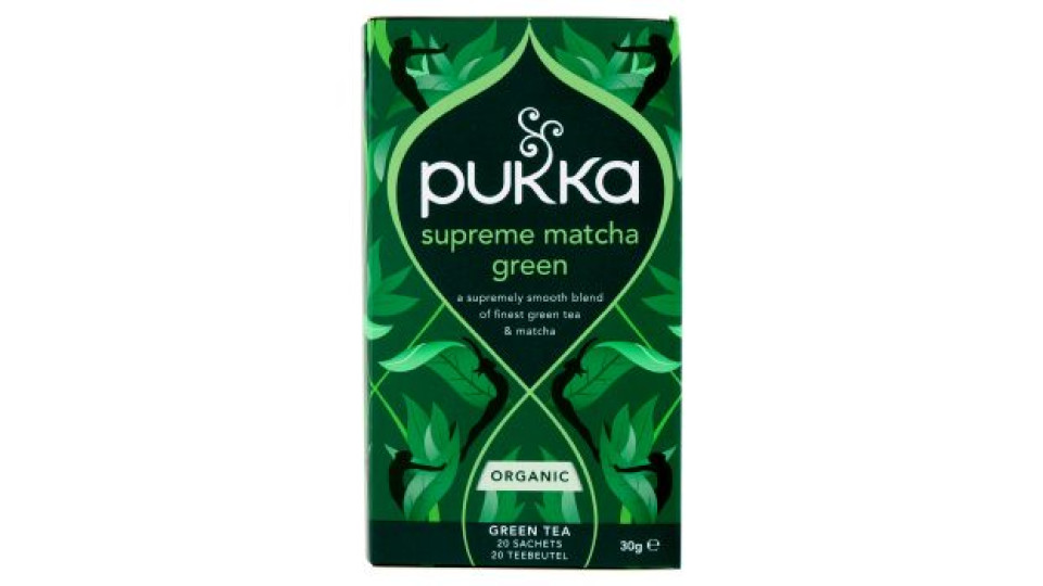 pukka supreme matcha green Organic 20 Bustine di Tè Verde 30 g
