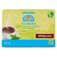 Esselunga Bio Tè nero altromercato 20 x 2 g