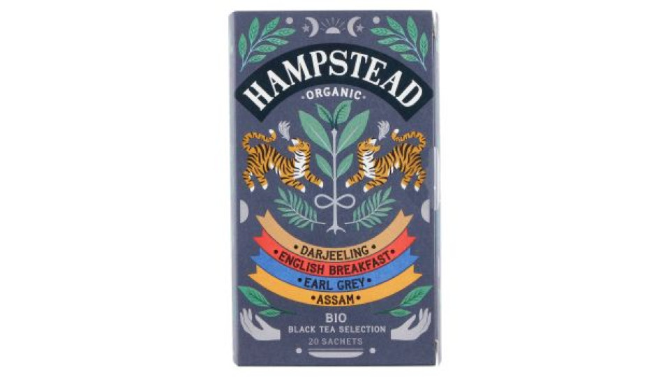 Hampstead Organic Bio Black Tea Selection 20 Sachets 41,25 g