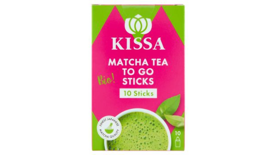 Kissa Matcha Tea to Go Sticks 10 x 1,5 g