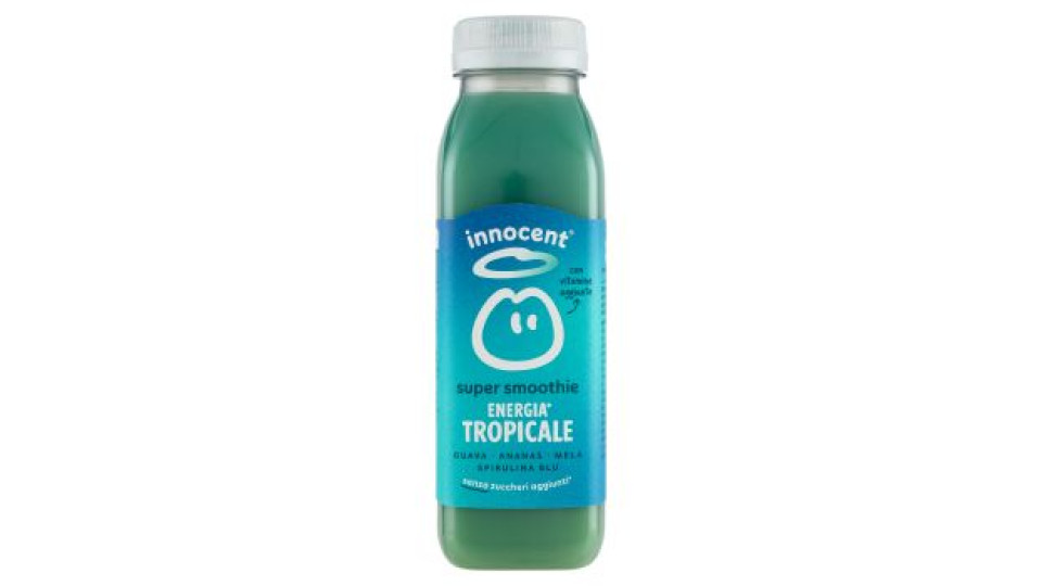 innocent super smoothie Energia* Tropicale Guava - Ananas - Mela - Spirulina Blu 300 ml
