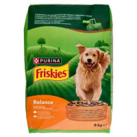 PURINA FRISKIES Cane Balance Con un gustoso mix di Pollo e Manzo con Verdure 9 kg