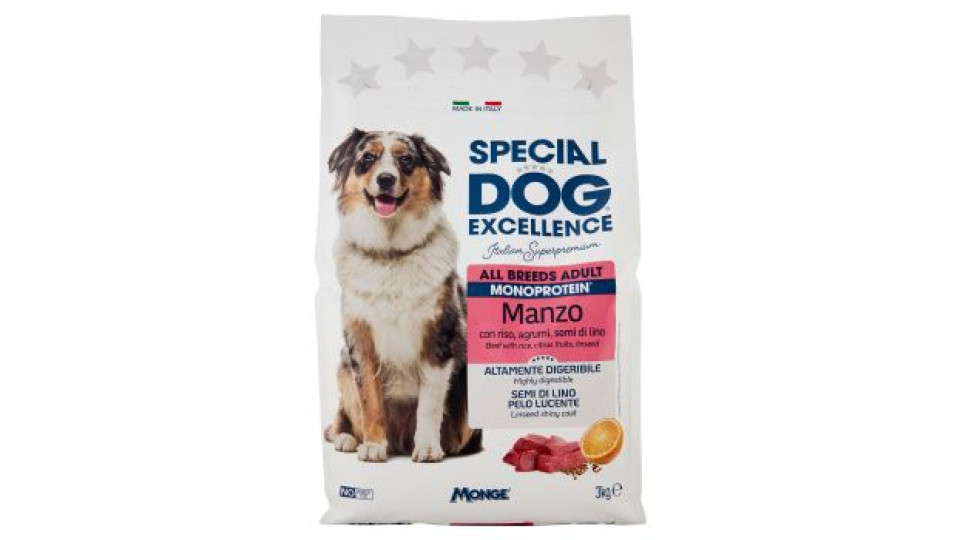 Special Dog Excellence Monoprotein All Breeds Manzo 3 kg