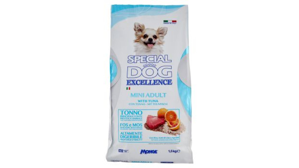 Special Dog Excellence Mini Adult con Tonno 1,5 kg