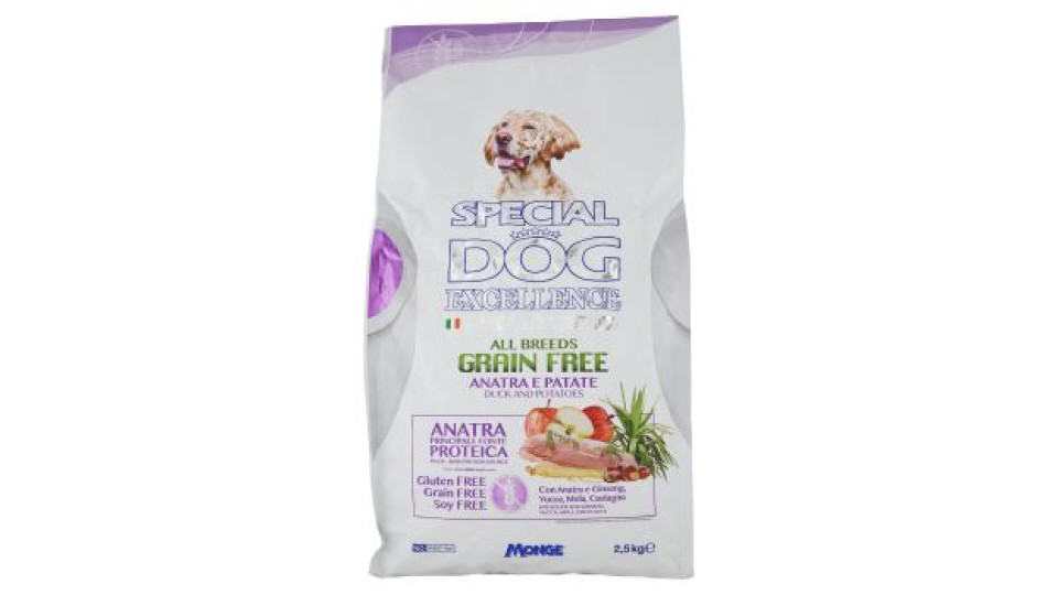 Special Dog Excellence Grain Free Anatra e Patate 2,5 kg