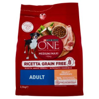 PURINA ONE Medium/Maxi Grain Free Adult Pollo 2,5 kg