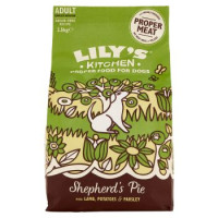 Lily's Kitchen, alimento nutrizionalmente completo per cani adulti a partire da 4 mesi di età con agnello patate e prezzemolo 2,5 kg