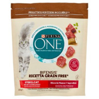 PURINA ONE Bifensis Grain Free Sterilcat Manzo 350 g