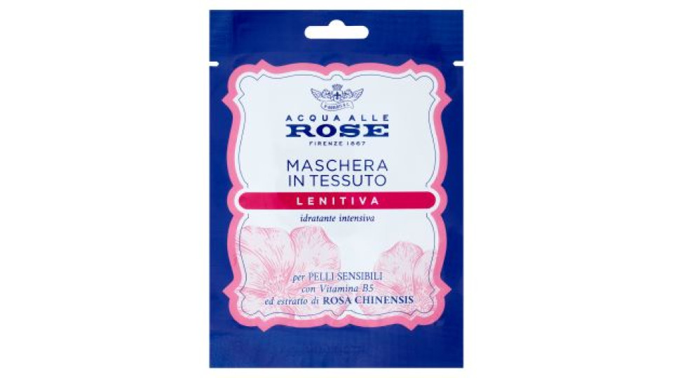 Acqua alle Rose Maschera in Tessuto Lenitiva 1 pz