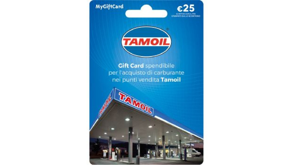 Tamoil Buono carburante virtuale da 25 euro