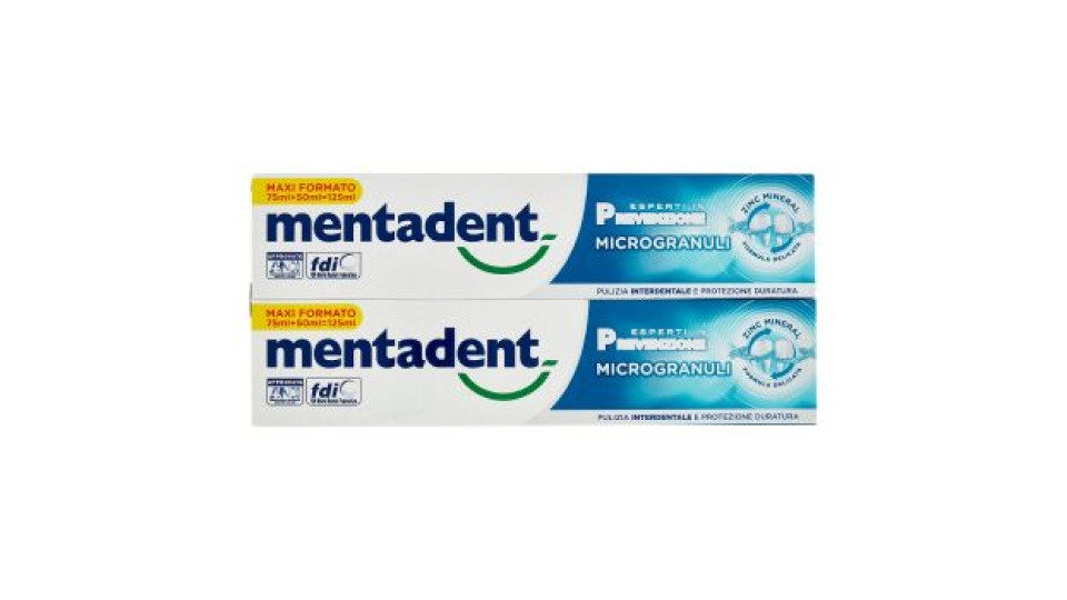 Mentadent Microgranuli 2 x 125 ml