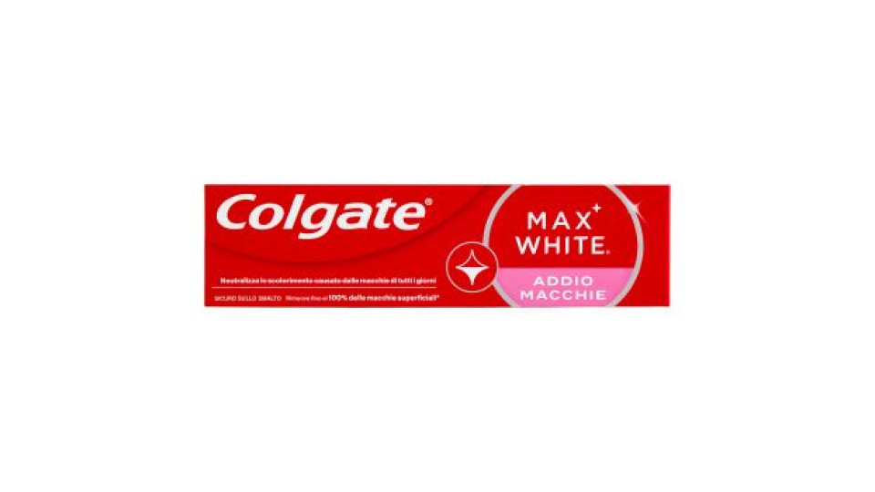 Colgate dentifricio sbiancante Max White Addio Macchie 75ml