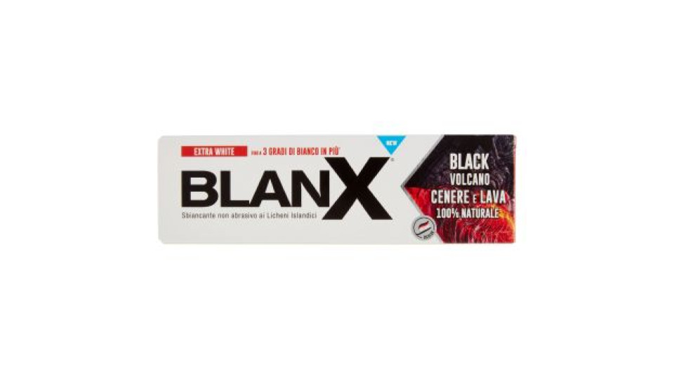 Blanx Black Volcano Cenere e Lava 100% Naturale 75 ml