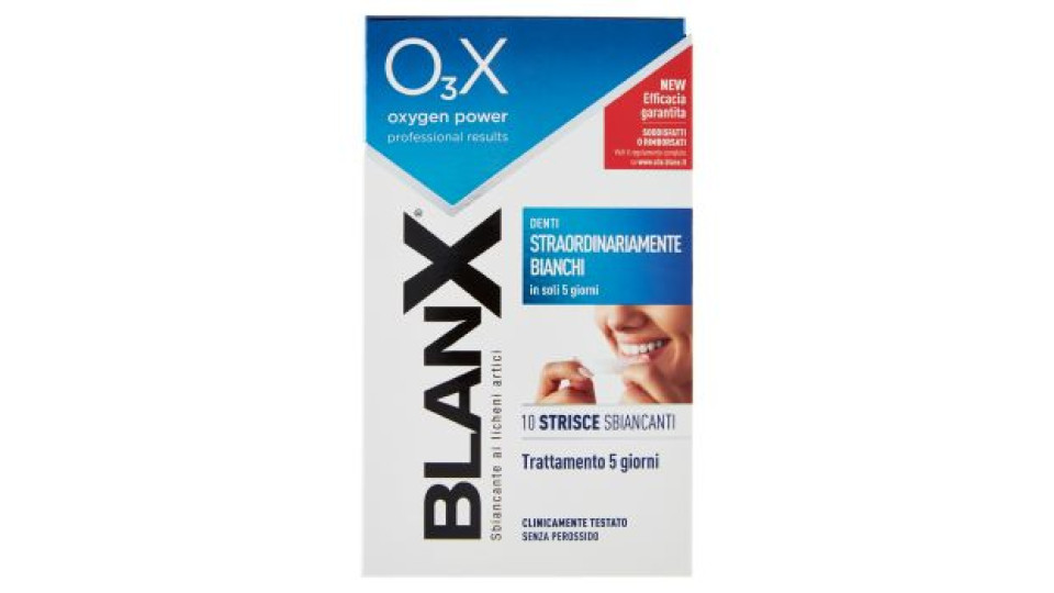 Blanx O¿X oxygen power Strisce Sbiancanti 10 pz