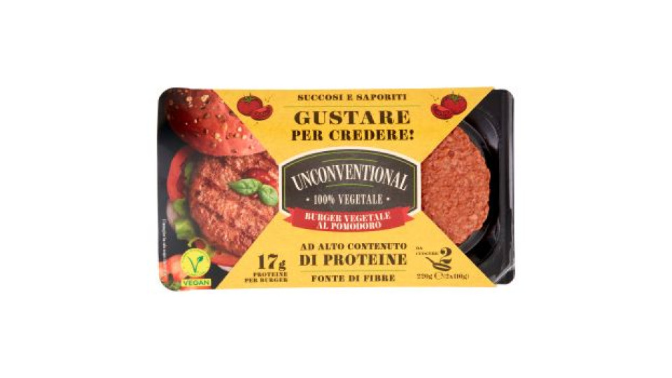 Unconventional Burger Vegetale al Pomodoro 2 x 110 g