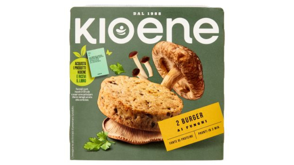 Kioene 2 Burger ai Funghi 200 g