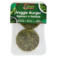 Savi Alimentari Veggie Burger Spinaci e Patate 2 x 100 g