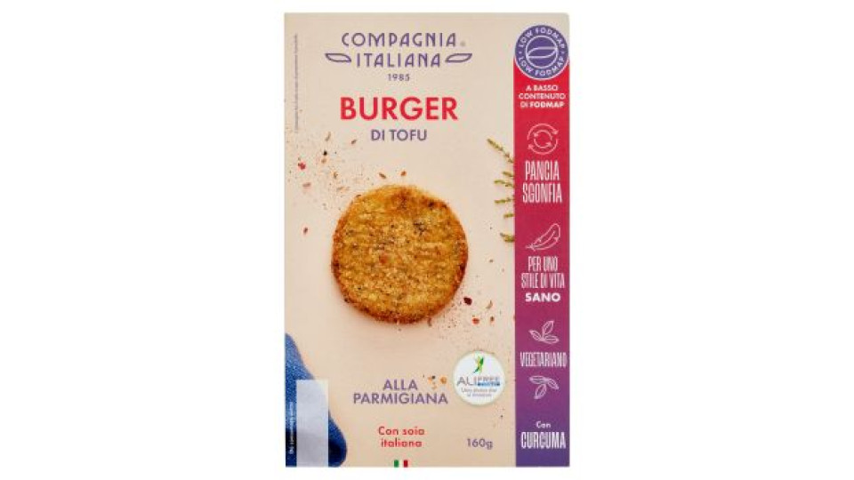 Compagnia Italiana Burger di Tofu alla Parmigiana 160 g