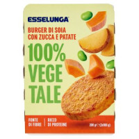 Esselunga Burger di soia con zucca e patate 100% vegetale 2 x 100 g