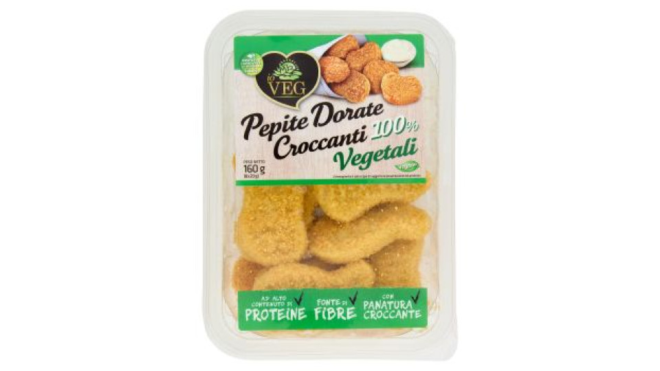 io VEG Pepite Dorate Croccanti 8 x 20 g