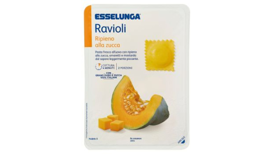 Esselunga Ravioli ripieno alla zucca 250 g