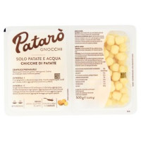 Patarò Gnocchi Solo Patate e Acqua Stelline di Patate 2 x 200 g