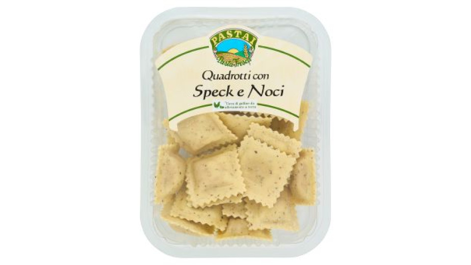 Pastai Quadrotti con Speck e Noci 250 g