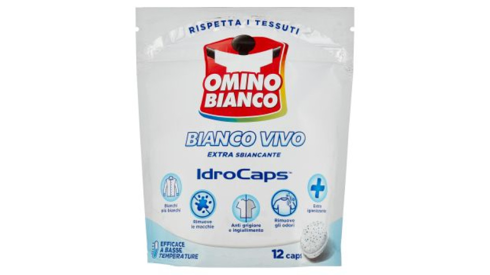 Omino Bianco Bianco Vivo IdroCaps 12 caps 240 g