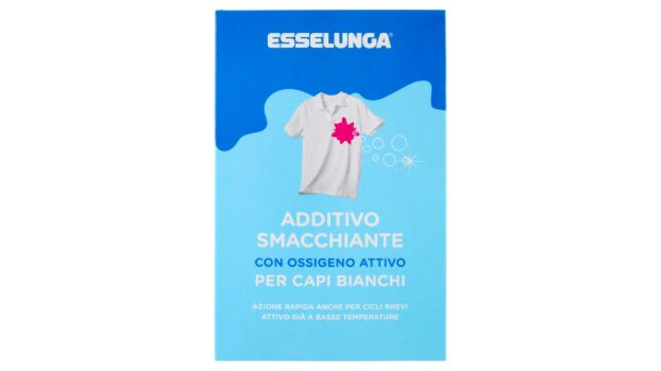 Esselunga Additivo smacchiante con ossigeno attivo per capi bianchi 600 g