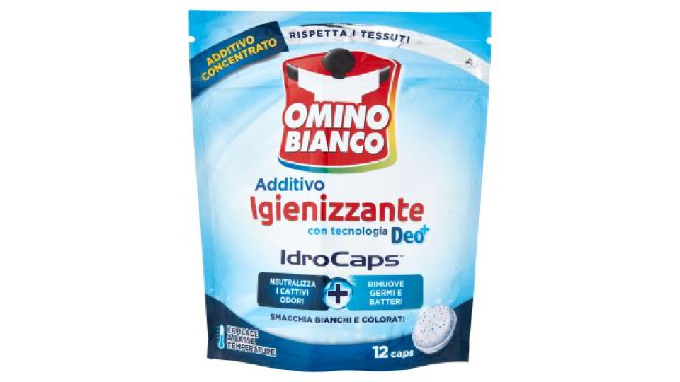Omino Bianco Additivo Igienizzante IdroCaps 12 caps 240 g