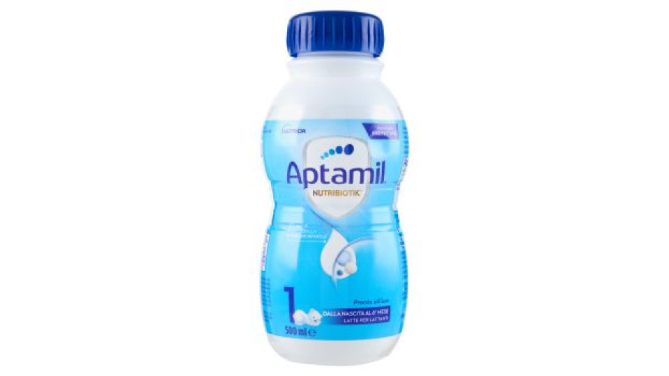 APTAMIL Nutribiotik 1 - Latte per Lattanti Liquido, dalla nascita al 6° mese, 500ml