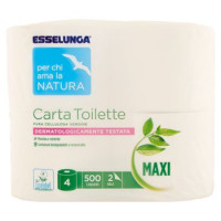 Esselunga Per chi ama la natura Carta toilette maxi 4 pz