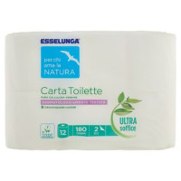 Esselunga Per chi ama la natura Carta toilette ultra soffice 12 pz