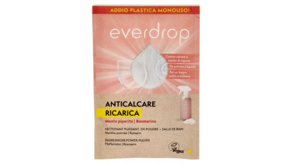 everdrop Anticalcare Ricarica Menta piperita - Rosmarino 30 g