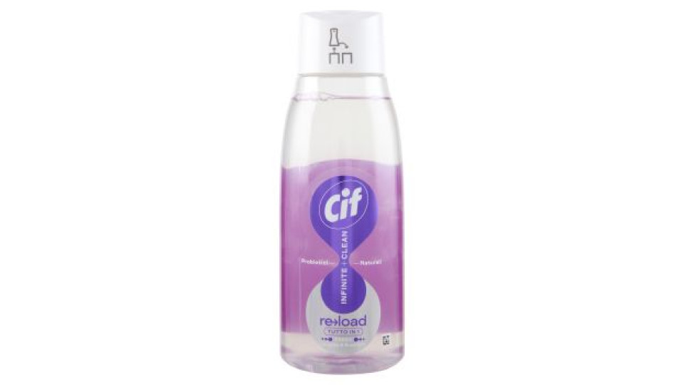Cif Infinite + Clean reload Tutto in 1 Fresh Lavanda & Eucalipto 590 ml
