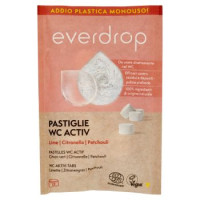 everdrop Pastiglie WC Activ Lime - Citronella - Patchouli 12 pz