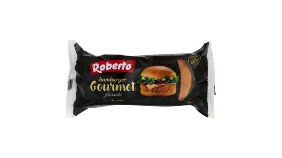 Roberto hamburger Gourmet glassato 4 Panini 300 g