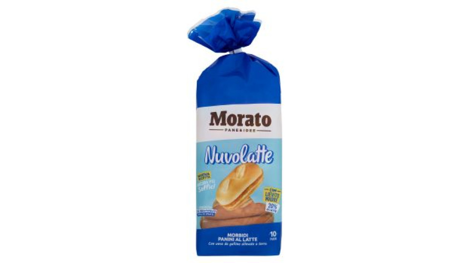 Morato Nuvolatte Morbidi Panini al Latte 10 x 48 g