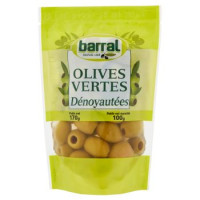 barral Olives Vertes Dénoyautées 170 g