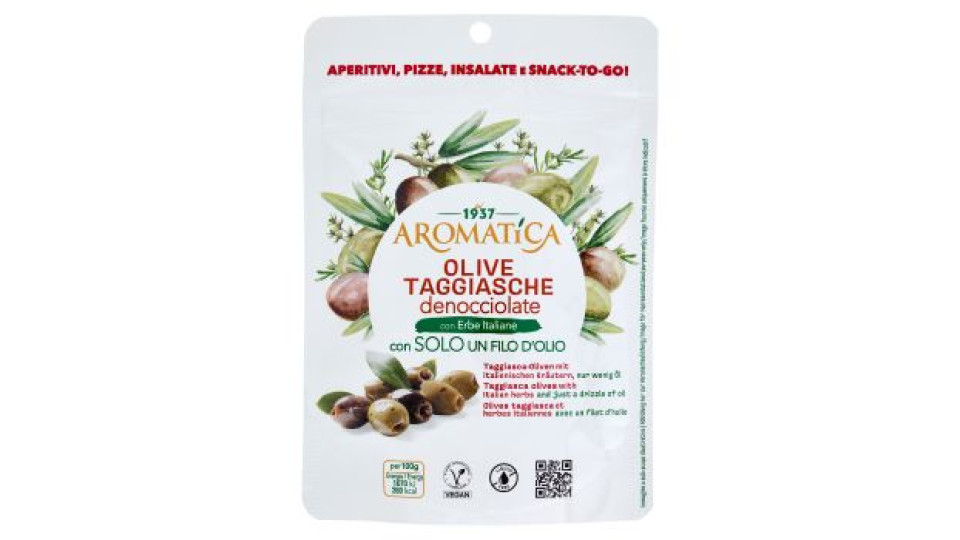 Aromatica Olive Taggiasche denocciolate con Erbe Italiane 90 g