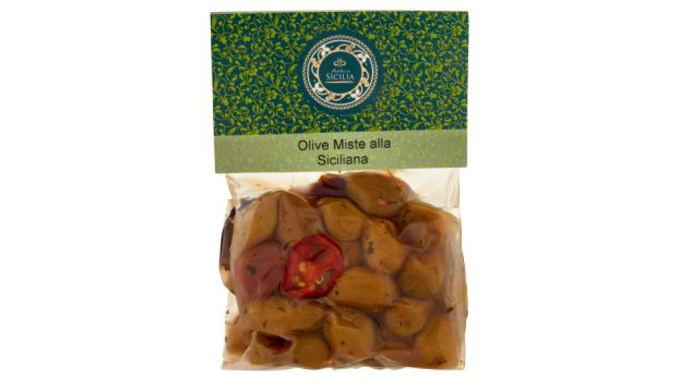 Antica Sicilia Olive Miste alla Siciliana 350 g